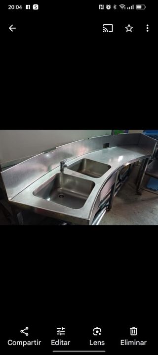 Fregadero de acero inoxidable