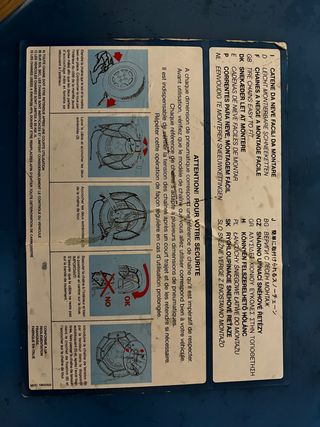 Catene invernali da neve König per auto