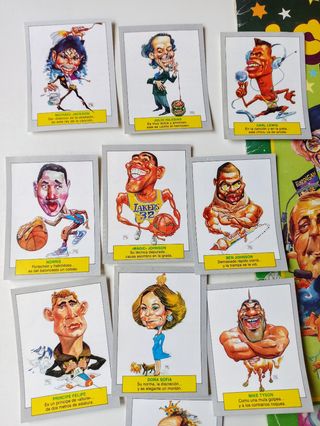 CROMOS DE KARIKATAS DE 1991 PANINI