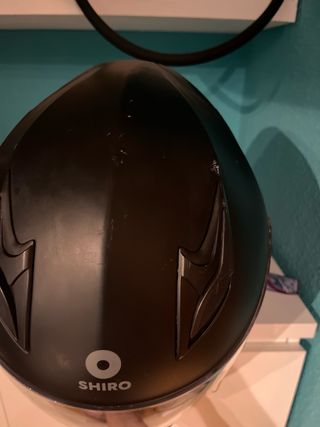 Casco Moto Shiro Negro