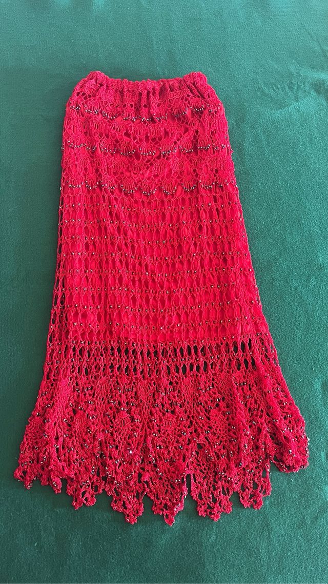 Vestido de punto (rojo)
