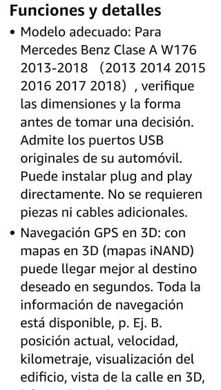 Radio N600 pantalla para coche