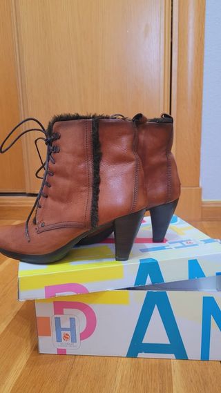 botines forrados. señora talla 38. hispanitas