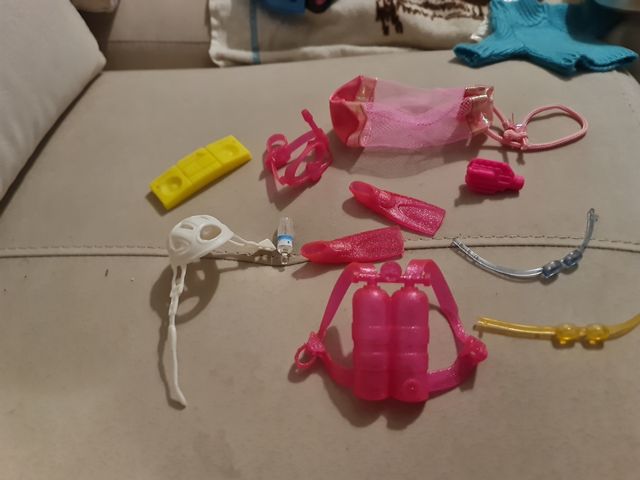 Diversos accesorios Barbie