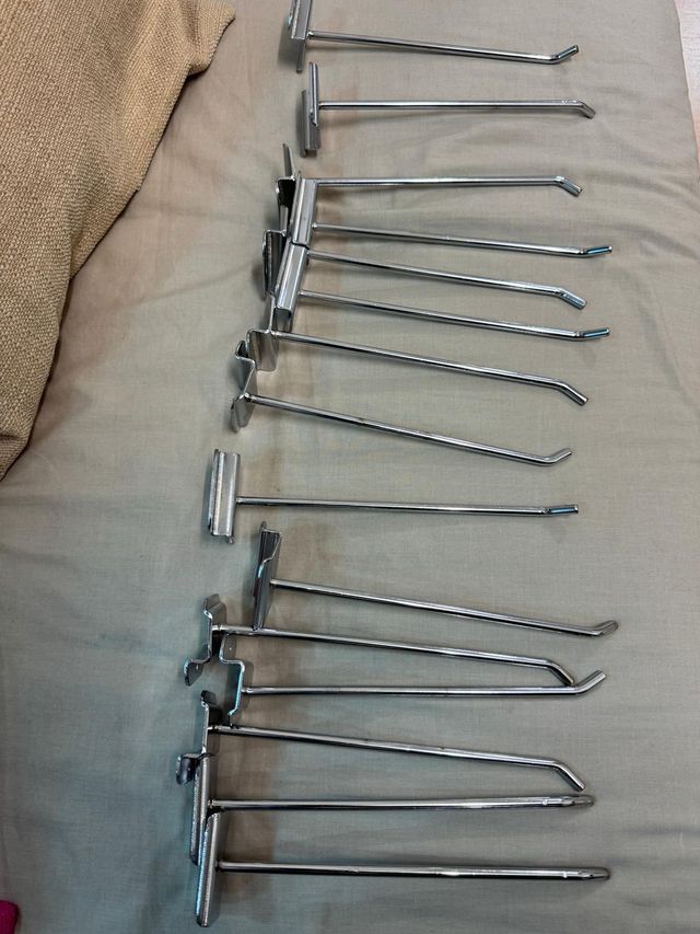 Colgadores Ropa para panel de lamas