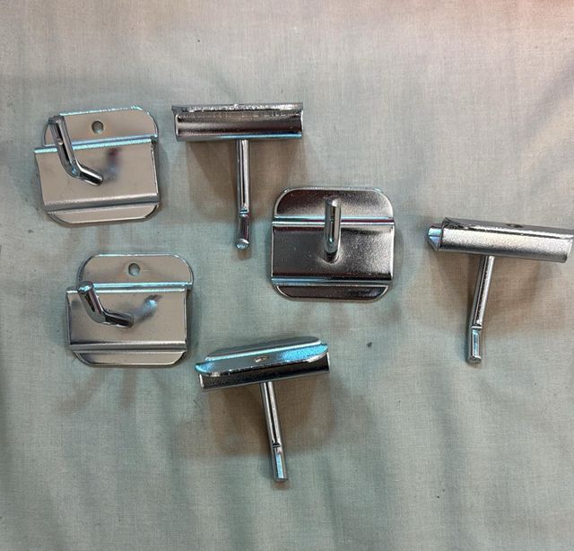 Colgadores Ropa para panel de lamas