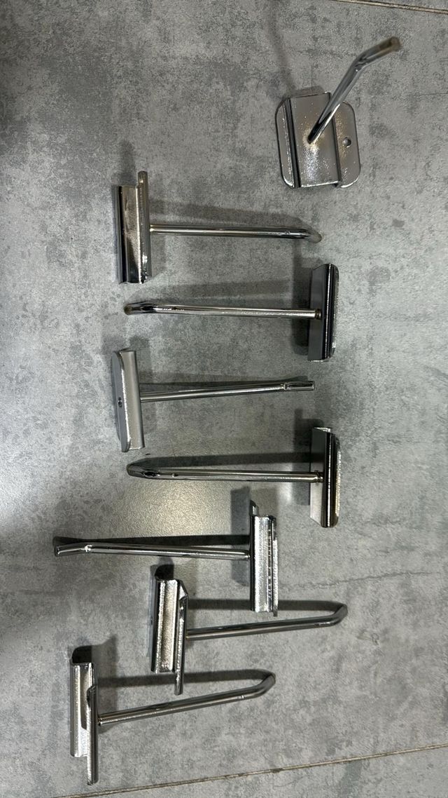 Colgadores Ropa para panel de lamas