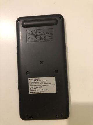 Calculadora cientifica Casio 2nd edition