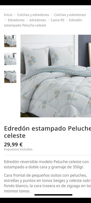Edredones estampados 