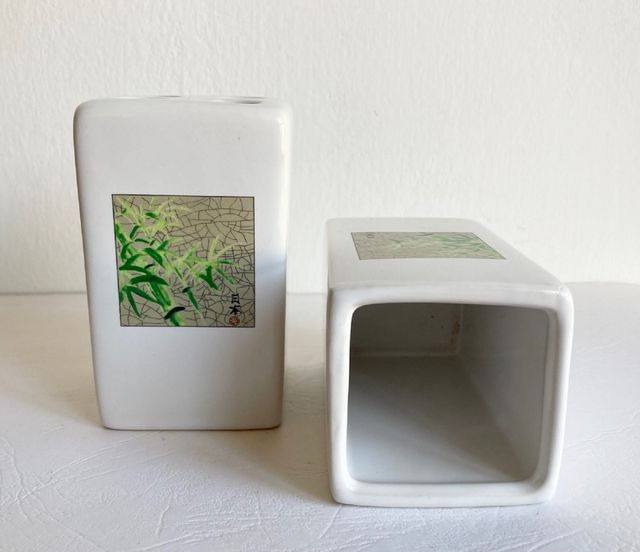 Portaspazzolino in ceramica e tazza