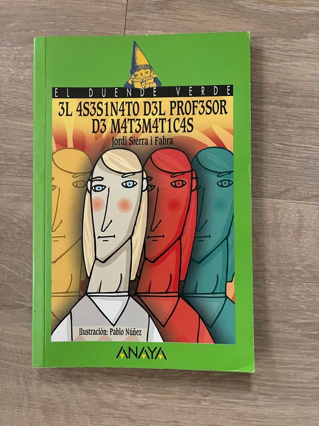 libro El asesisanto del profesor de matematicas