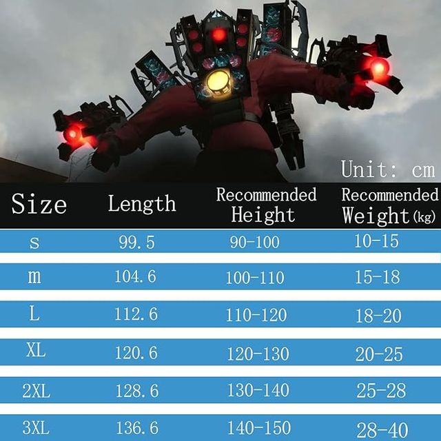 Disfraz de TV-Man nuevo para niño