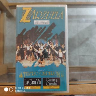 Video vhs clasicos de la zarzuela