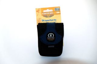 Bolsa para cámara de fotos compacta.