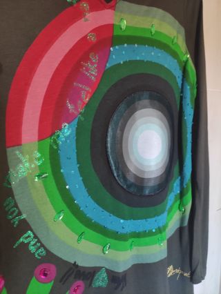 Camiseta desigual talla XS