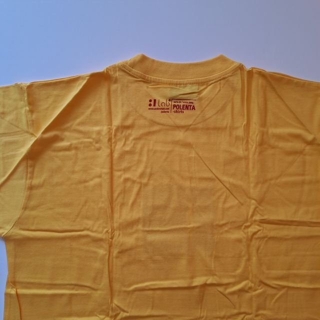 Maglietta gialla oversize Polenta shirts