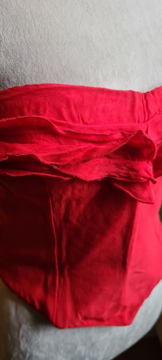 Giorgio Armani bustier di swta rossa tg M-L