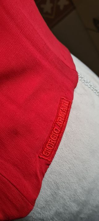 Giorgio Armani bustier di swta rossa tg M-L