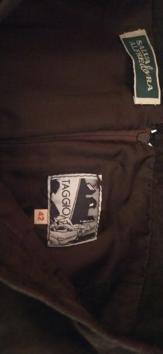 Rebajas:Traje Chaqueta/Falda Ante M Salvadora Alfr