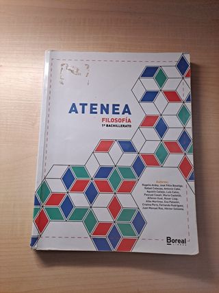 Filosofia 1 de bachillerato atenea