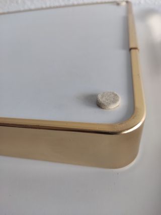 BANDEJA MB ESPEJO ROSADO años 70