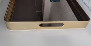 BANDEJA MB ESPEJO ROSADO años 70