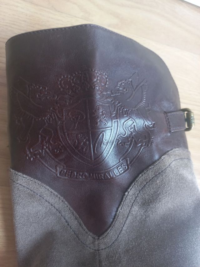 Bota alta piel Pedro Miralles. T.38