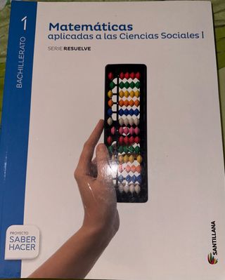 libro matemáticas 1 bachillerato 
