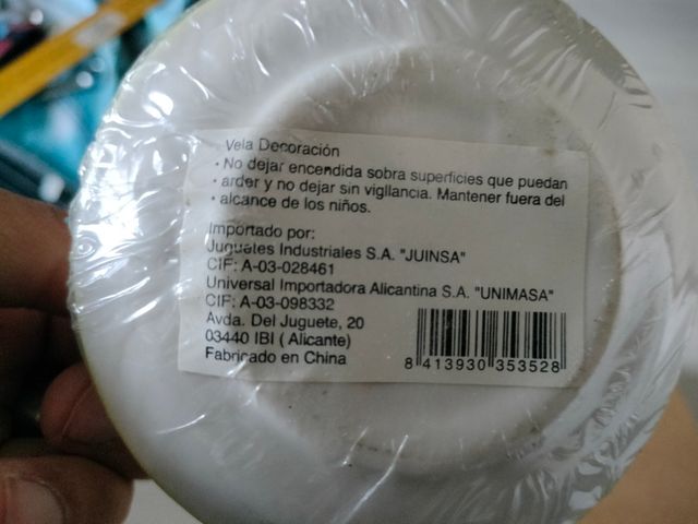 Candela nella tazzina