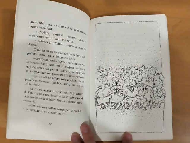 Antonino Apreta i història d'uns pollets.