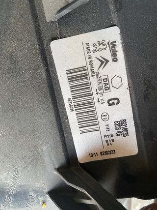 FARO PEUGEOT PARTNER /BERLINGO