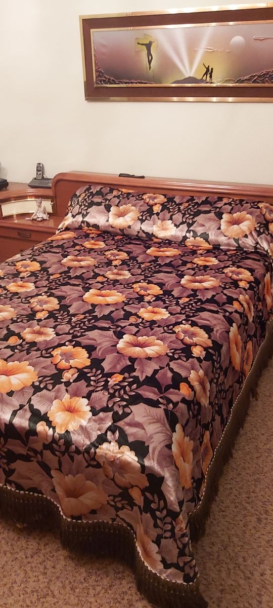 Colcha de terciopelo