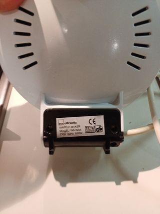 Piastra elettrica per waffle