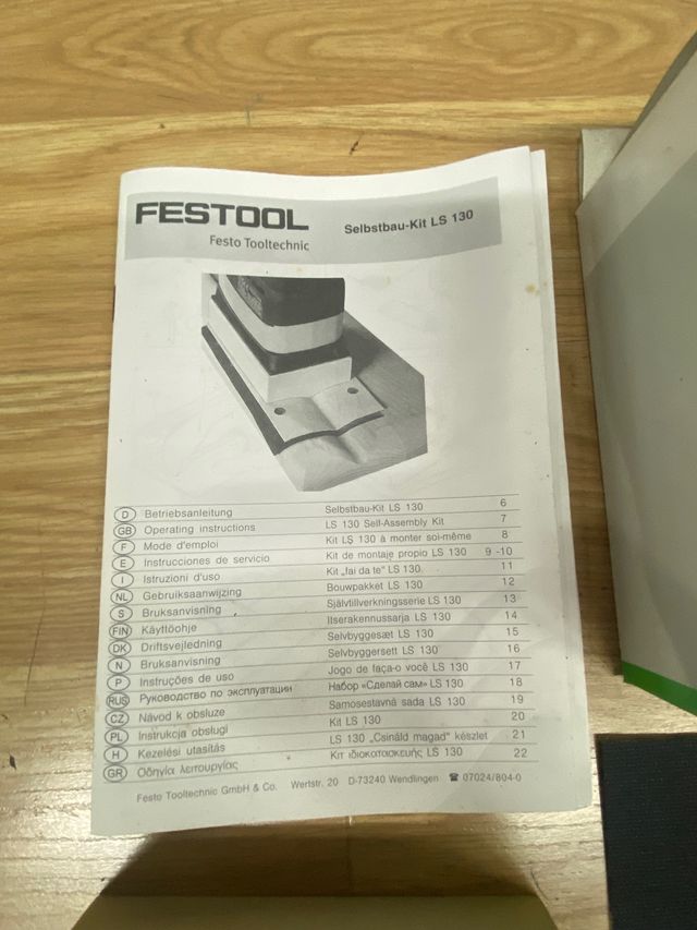 kit montaje festool 490780