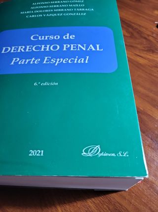 Curso de derecho penal parte especial 