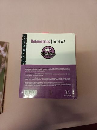 Libro Matemáticas Fáciles par Bachi