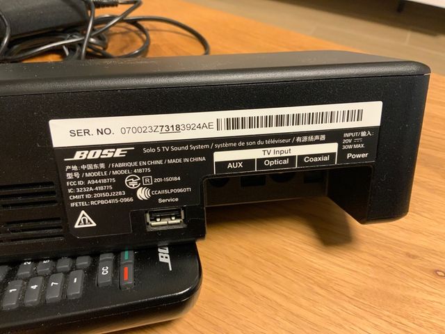 Barra de sonido tv Bose