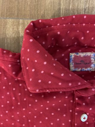 Polo rojo Domenico Tagliente