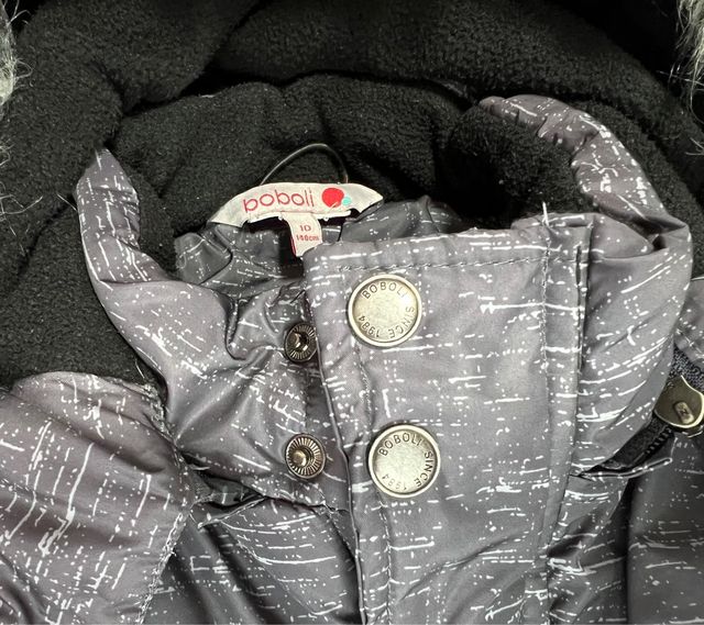 Abrigo Boboli T10 gris jaspeado