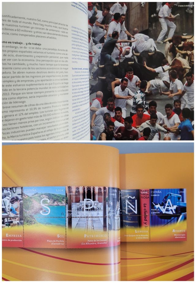 Libro de filatelia MARCA ESPAÑA