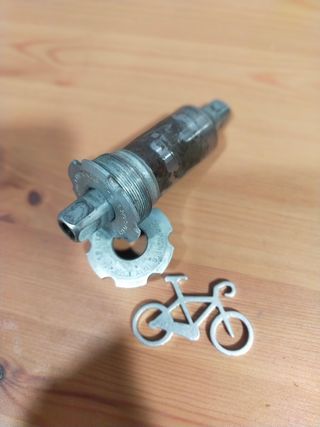 Eje pedalier campagnolo cuadradillo
