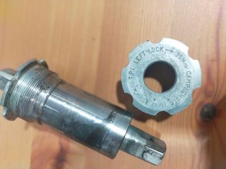 Eje pedalier campagnolo cuadradillo