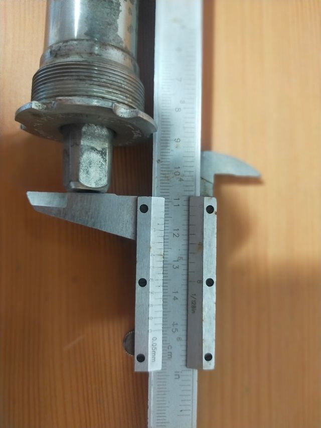 Eje pedalier campagnolo cuadradillo