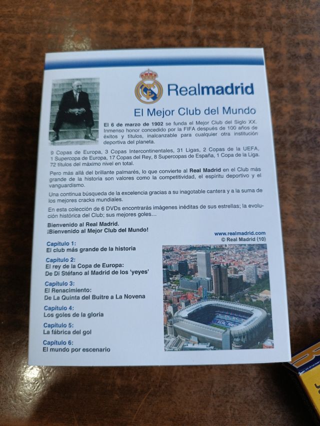 Dvd colección real madrid