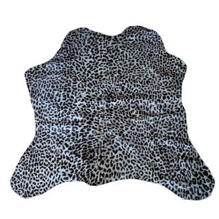Alfombra Piel De Vaca Estampado Leopardo