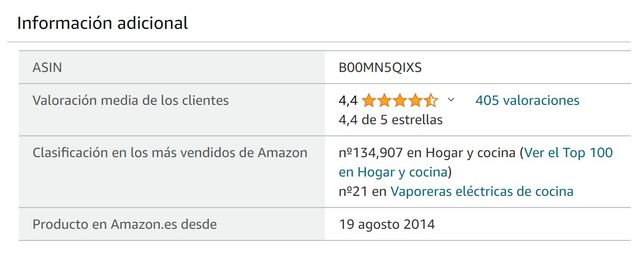 VAPORERA ELECTRICA - 12L. -1000W - TEMPORIZADOR