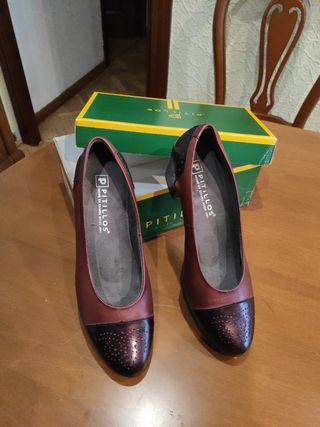 Zapatos tacón bajo 5cm