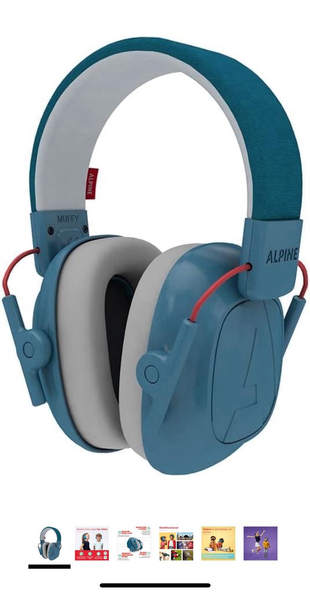 auriculares cascos anti ruido niños Alpine 25dB