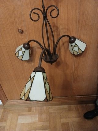 Lampara, rústica ,de forja.