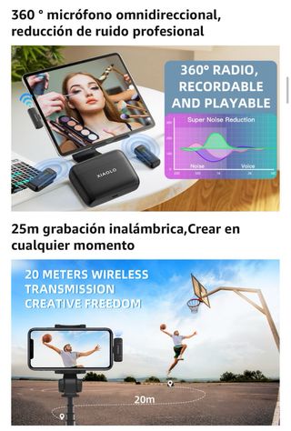 Micrófono Inalámbrico para iPhone - Nuevo
